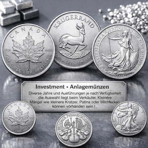 Fine silver various - oz,