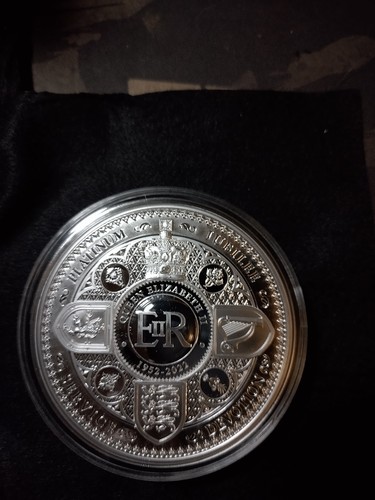 5oz silber 70 jahre - pp, 10$