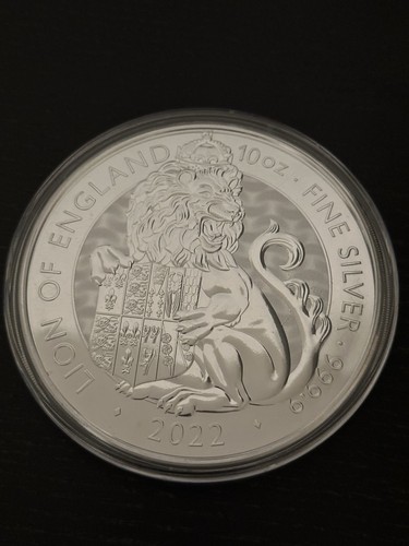 Silbermünze lion - oz, (311g)