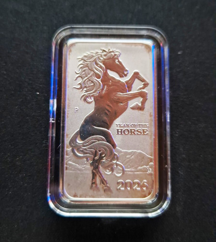 10x silberbarren - 1, oz