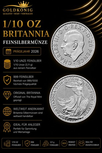 Silbermünzen britannia - silbermünzen, „britannia“