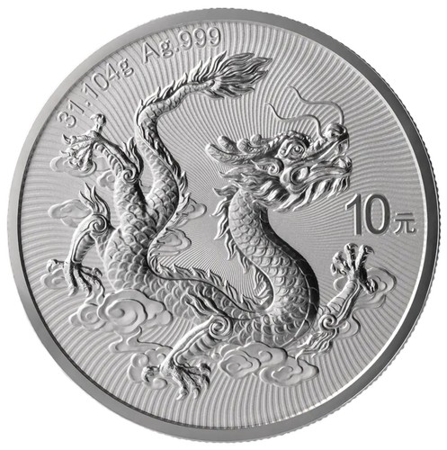 Silbermünze oz china - ,