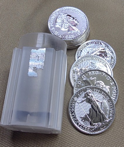 10x silber britannia - 10x,