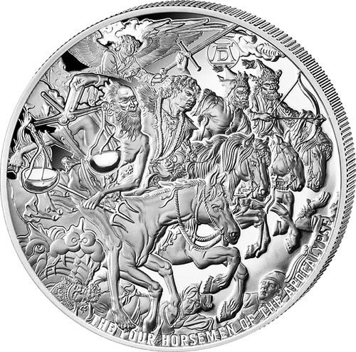 Silbermünze die vier - die,