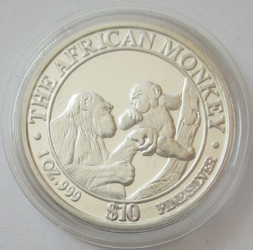 Somalia dollars 1999 affe - somalia, 10