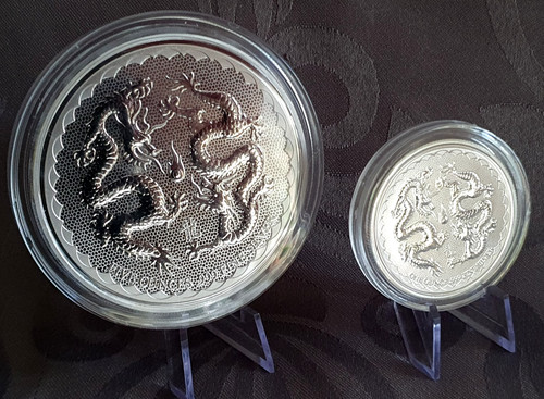 Oz silber niue double - 5,
