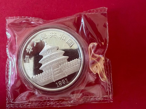 China panda 1991 silber 2oz - 1991,
